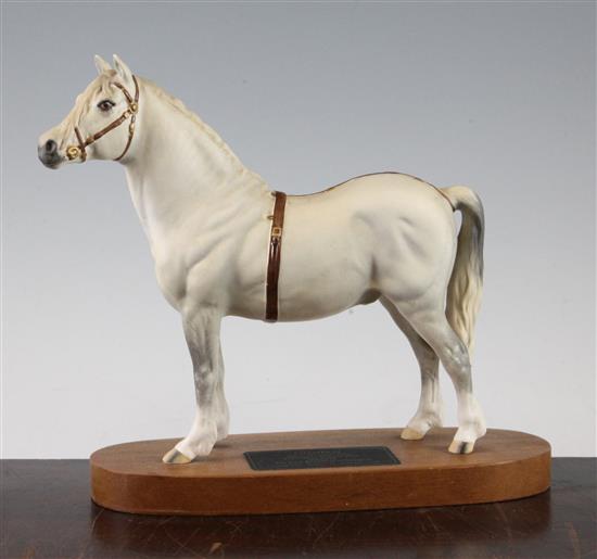 A Beswick Connoisseur model of Champion Welsh Mountain Pony Gredington Simwnt 3614, late 20th century, 22.5cm